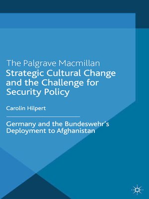 cover image of Strategic Cultural Change and the Challenge for Security Policy
